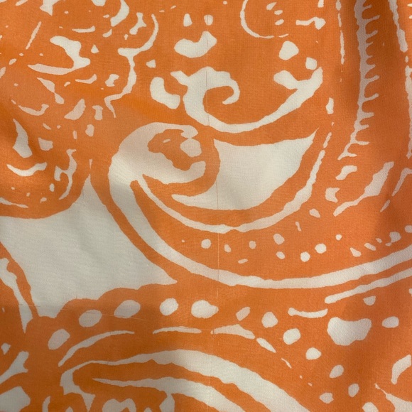 Banana Republic Orange and White Halter Top - Picture 4 of 6